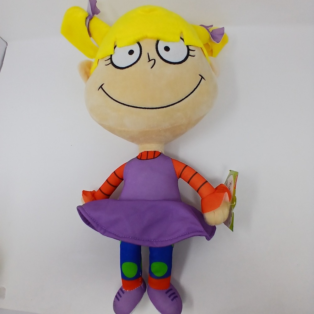 Rugrats Nickelodeon Angelica Pickles Plush Large 17" Soft Toy With Tags - Picture 2 of 12